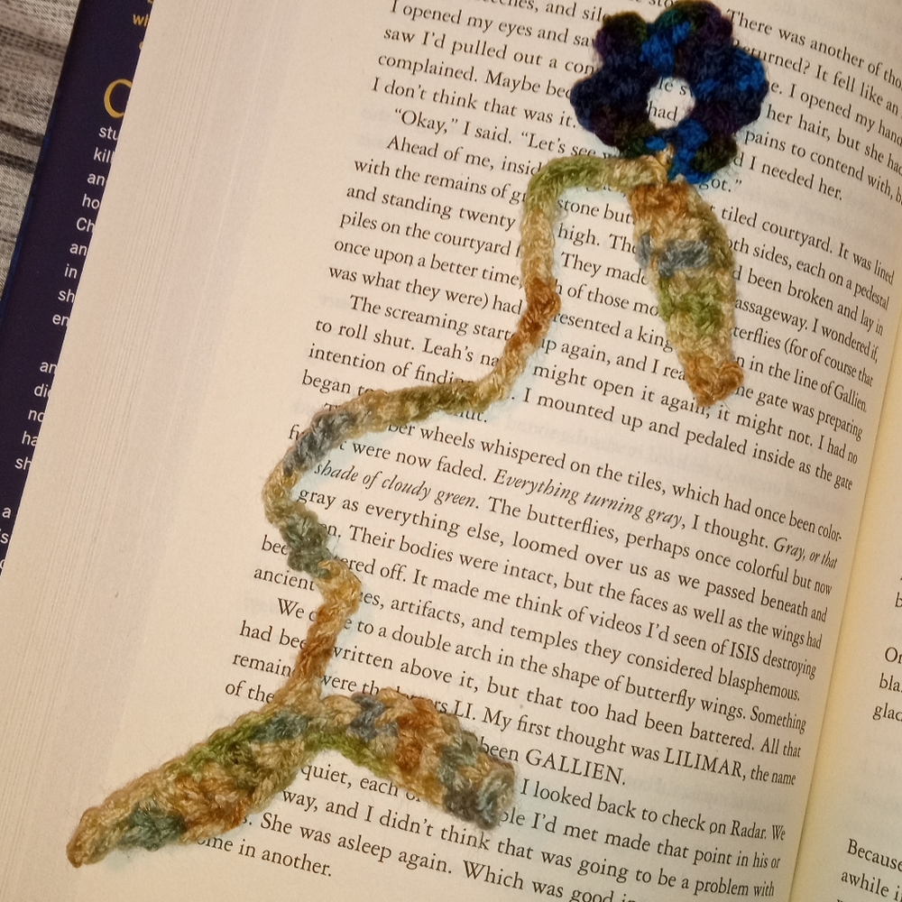 3 Crochet Bookmarks (various types & lengths)